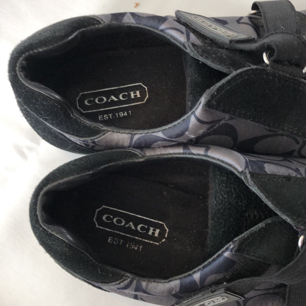 Coach tennis shoes, black/gray, Kyrie - Picture 4 of 5